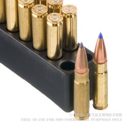 20 Rounds of .300 AAC Blackout Ammo by Fiocchi Hyperformance SBR Enhanced - 125gr SST