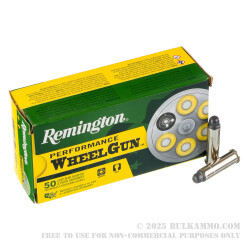 50 Rounds of .357 Mag Ammo by Remington Performance WheelGun - 158gr LSWC