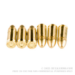 50 Rounds of 9mm Ammo by Armscor Precision- 115gr FMJ