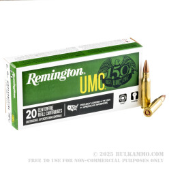 200 Rounds of 6.8 SPC Ammo by Remington - 115gr MC