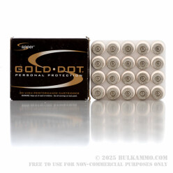 20 Rounds of .40 S&W Ammo by Speer - 155gr JHP