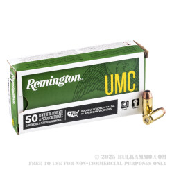 50 Rounds of .40 S&W Ammo by Remington - 180gr JHP