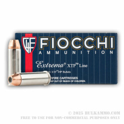50 Rounds of .44 Mag Ammo by Fiocchi - 240gr XTP JHP