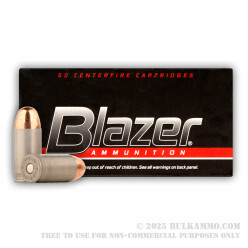 50 Rounds of .45 ACP Ammo by Blazer - 230gr FMJ