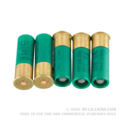 5 Rounds of 12ga Ammo by Remington - 7/8 ounce Rifled Slug