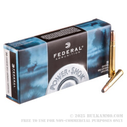 20 Rounds of .375 H&H Mag Ammo by Federal - 300 gr SP