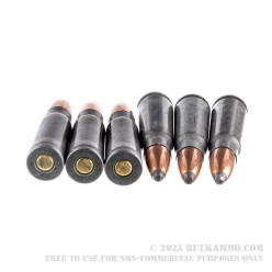 1000 Rounds of 7.62x39mm Ammo by Tula - 124gr SP