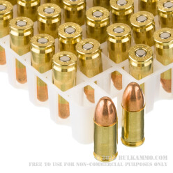 1000 Rounds of 9mm Ammo by Federal American Eagle - 124gr FMJ