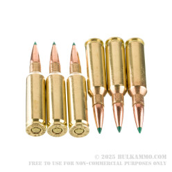 20 Rounds of 6.5 Creedmoor Ammo by Remington Core-Lokt Tipped - 129gr Polymer Tipped