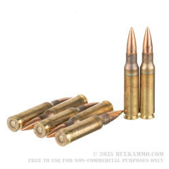 20 Rounds of 7.62x51 Ammo by Winchester - 149gr FMJ M80