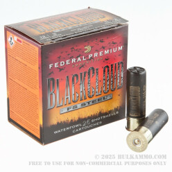 25 Rounds of 12ga Ammo by Federal Blackcloud Close Range - 3" 1-1/4 ounce #2 Shot