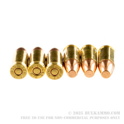 1000 Rounds of 9mm Subsonic Ammo by Magtech - 147gr FMJ FN