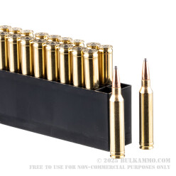 20 Rounds of 7mm Rem Mag Ammo by Hornady American Whitetail- 139gr SP