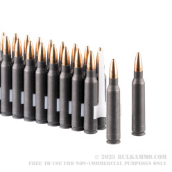 1000 Rounds of .223 Ammo by Tula - 55gr HP