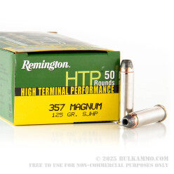 500  Rounds of .357 Mag Ammo by Remington - 125gr SJHP