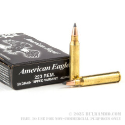 20 Rounds of .223 Ammo by Federal - 50gr Polymer Tipped Boat Tail