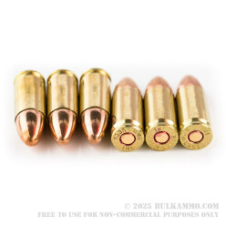 1000 Rounds of 9mm Ammo by IMI Systems - 115gr FMJ