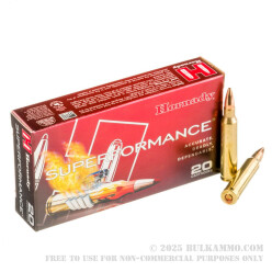 20 Rounds of 5.56x45 Ammo by Hornady - 55gr GMX