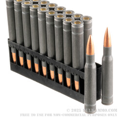 500 Rounds of 30-06 Springfield Ammo by Wolf - 145gr FMJ