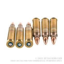 20 Rounds of 5.56x45 Ammo by Federal American Eagle - 55gr FMJ