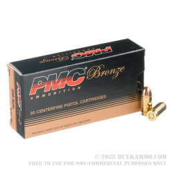 900 Rounds of .380 ACP Ammo by PMC - 90gr FMJ