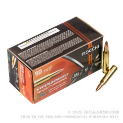 50 Rounds of .223 Ammo by Fiocchi - 50gr Varmint Grenade