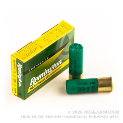 5 Rounds of 12ga Ammo by Remington -  00 Buck