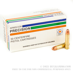 50 Rounds of .30 Carbine Ammo by Armscor - 110gr FMJ