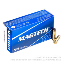 50 Rounds of .38 Spl Ammo by Magtech - 158gr SJSP