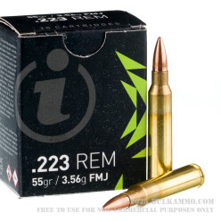 1000 Rounds of .223 Ammo by Igman - 55gr FMJ