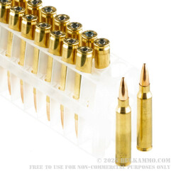 20 Rounds of .223 Ammo by Federal Gold Medal - 73gr Berger BTHP