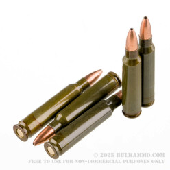 20 Rounds of .223 Ammo by Brown Bear - 62gr HP