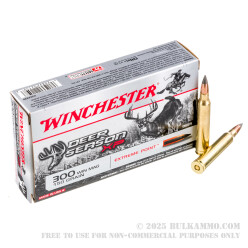 20 Rounds of .300 Win Mag Ammo by Winchester Deer Season XP - 150gr Polymer Tipped