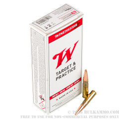20 Rounds of .300 AAC Blackout Ammo by Winchester Subsonic - 200gr Open Tip