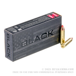 200 Rounds of 450 Bushmaster Ammo by Hornady BLACK - 250gr FTX