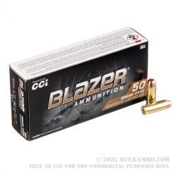 50 Rounds of 10mm Ammo by Blazer Brass - 180gr FMJ