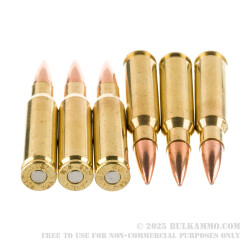 250 Rounds of .308 Win Ammo by American Quality Ammunition - 147gr FMJ