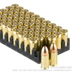 50 Rounds of 9mm Ammo by Magtech Clean Range - 124gr FEB 