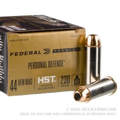 20 Rounds of .44 Mag Ammo by Federal Personal Defense HST - 230gr JHP