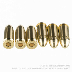 50 Rounds of 9mm Ammo by Fiocchi Perfecta - 115gr FMJ