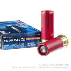 5 Rounds of 12ga Ammo by Federal Power Shok - 1 1/4 ounce - Rifled Slug Hollow Point