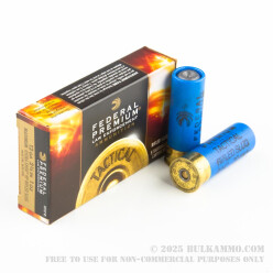 5 Rounds of 12ga Ammo by Federal - 1 ounce Slug