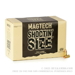 450 Rounds of 9mm Ammo by Magtech - 115gr FMJ