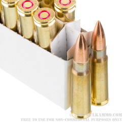 20 Rounds of 7.62x39 Ammo by Global Ordnance - 123gr FMJ