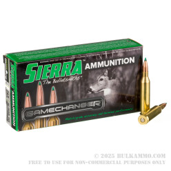 20 Rounds of .243 Win Ammo by Sierra - 90gr GameChanger