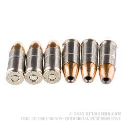 200 Rounds of 9mm Ammo by Federal Hydra-Shok Low Recoil - 135gr JHP