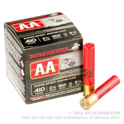 250 Rounds of .410 Ammo by Winchester AA - 1/2 ounce #8 1/2 shot