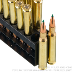 200 Rounds of 30-06 Springfield Ammo by Remington Core-Lokt Tipped - 165gr Polymer Tipped