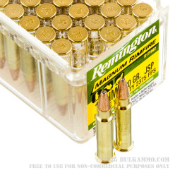 50 Rounds of .17 HMR Ammo by Remington Magnum Rimfire - 20gr JSP