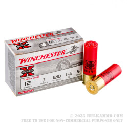 10 Rounds of 12ga 3" Ammo by Winchester Super X Turkey -  1-7/8 oz  #5 shot 